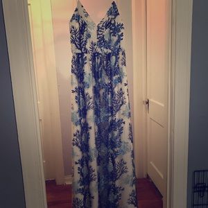 Nicole Miller Maxi Formal Dress